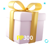 Receba seus bônus de boas-vindas no PP300