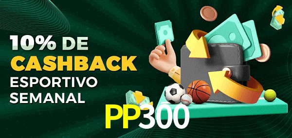 10% de bônus de cashback na PP300